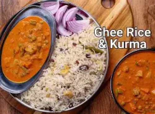 Ghee rice beef dal combo